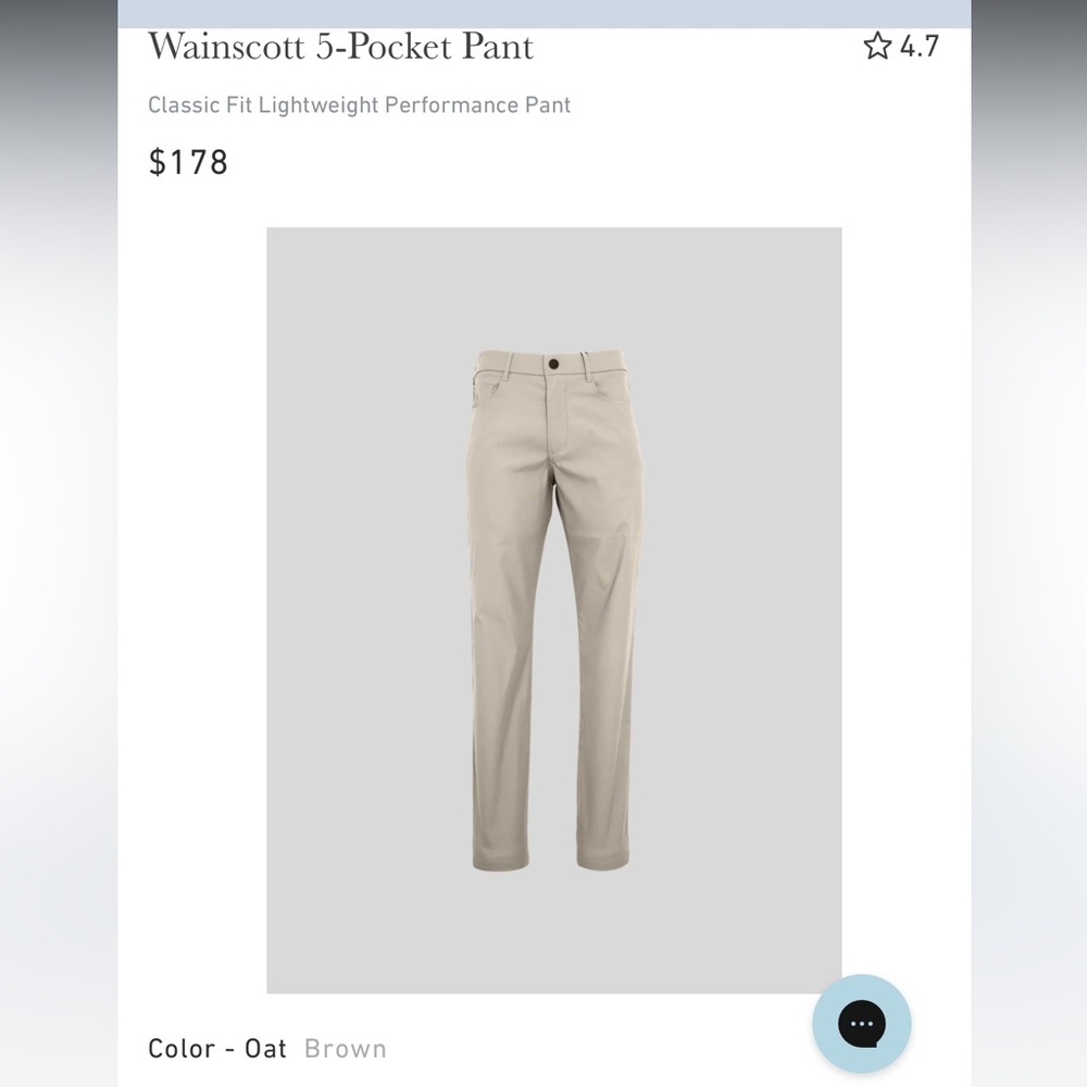 Greyson Wainscott 5-Pocket Pant